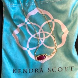 Kendra Scott Maroon Necklace